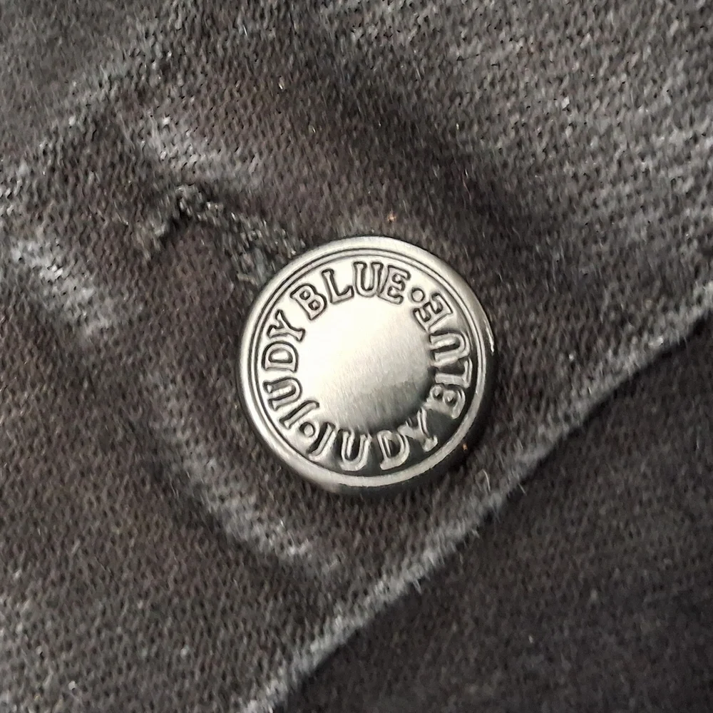 Judy Blue~Women Zoey Tummy Control Flare Denim Overalls~Black Bibs~Western~MED - Picture 5 of 11